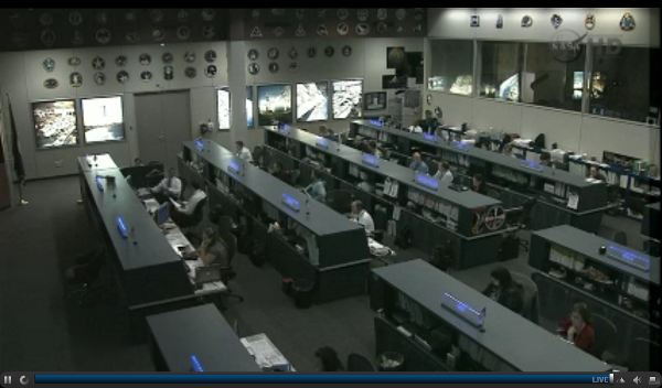 iss groundstation Foto: NASA TV