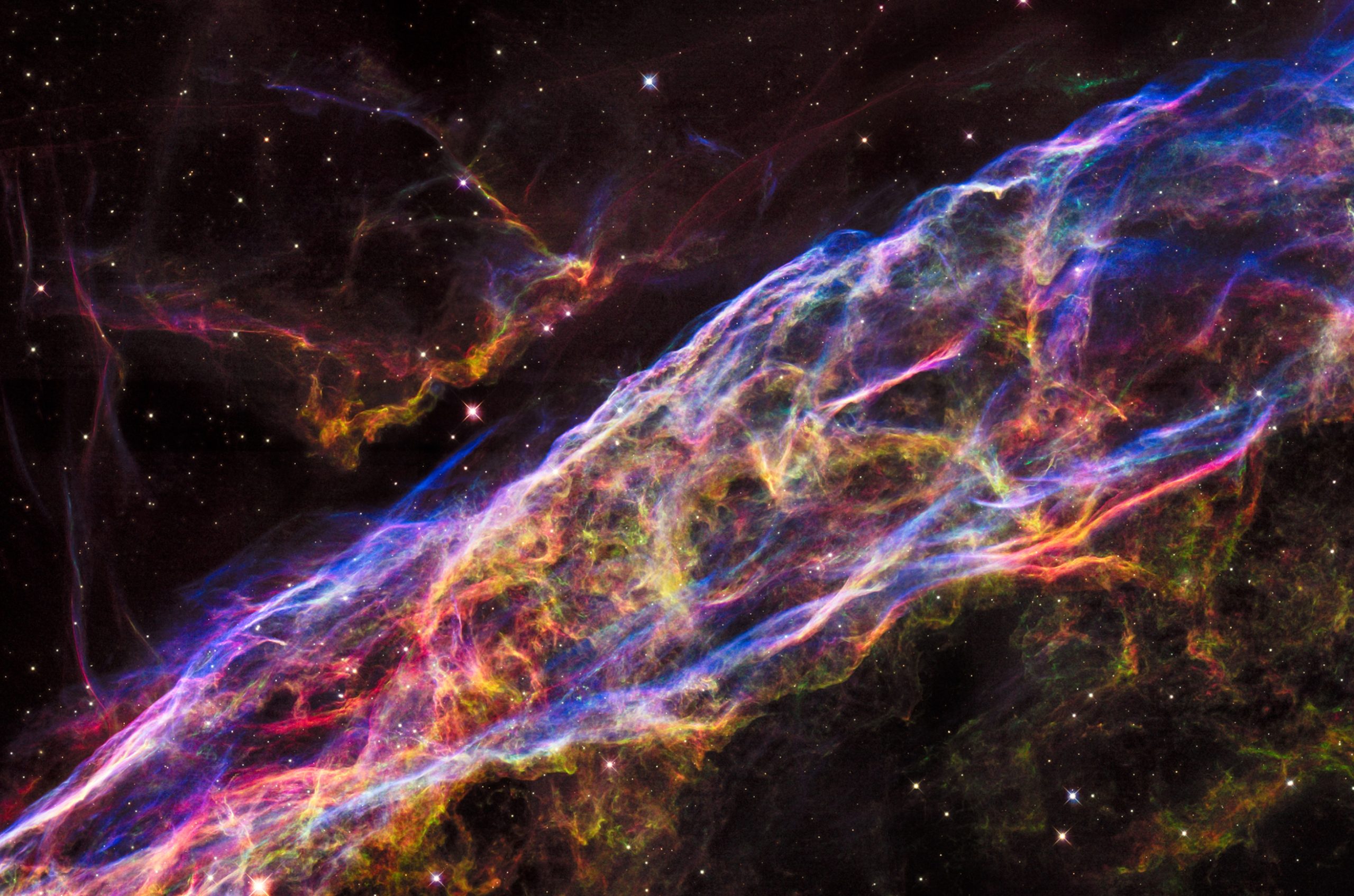 Sujet Ferne Welten - Distant Skies_Hubble Heritage_Veil Nebula Subernova Remnant