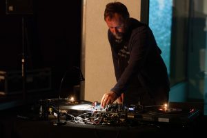 DJ Ocho ©esc_medien_kunst_labor_the_birth_of_the_robots_Justine Emard_Finissage_foto: Martin_Gross.jpg